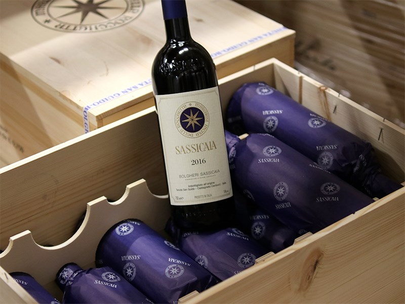 Alternative investment. 2016 Sassicaia